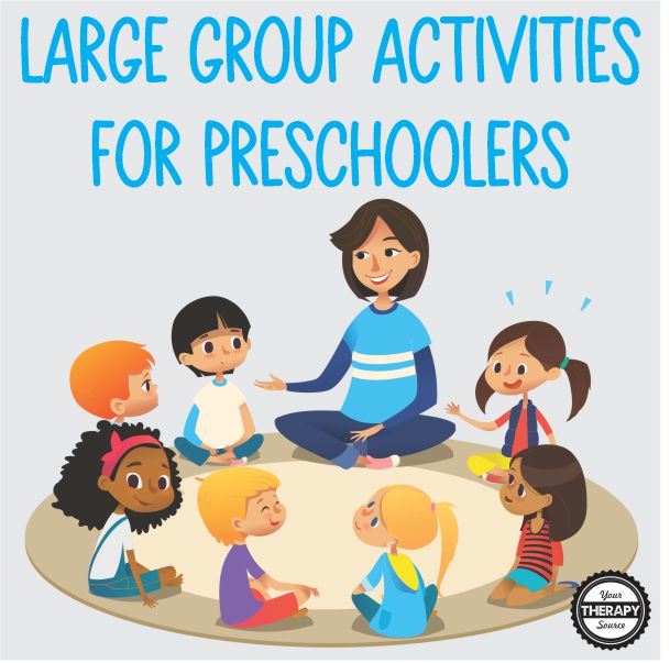 Check out some great large group activities for preschoolers - this post is full of easy ideas to start using today!