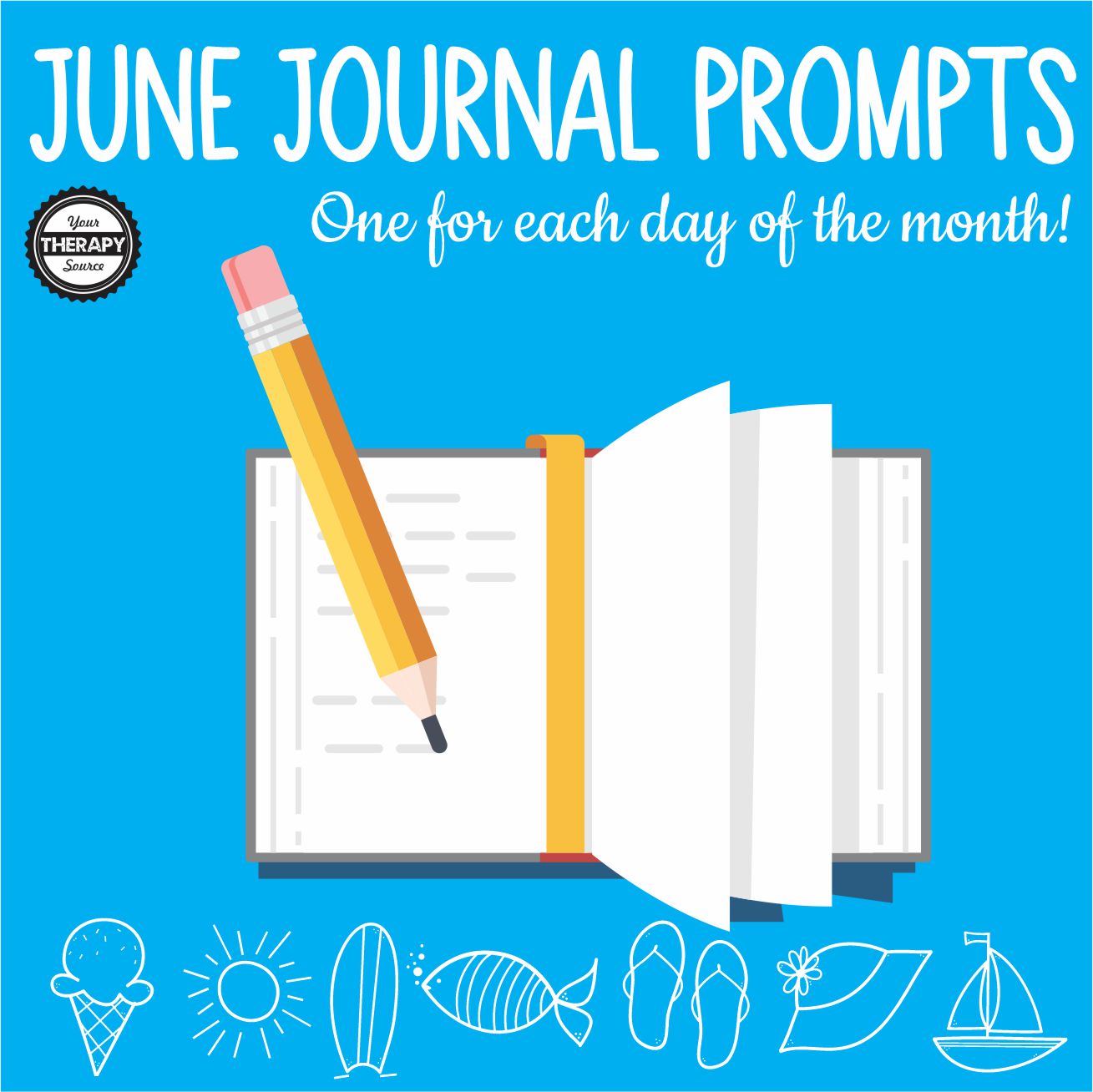 These June Writing Prompts are a great way to engage and empower that young writer of yours every day of the month!