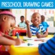 These preschool drawing games are fun and beneficial. There are ideas as to what to draw and how to help all preschoolers learn to draw