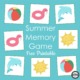Summer Memory Game Free Printable from Your Therapy Source