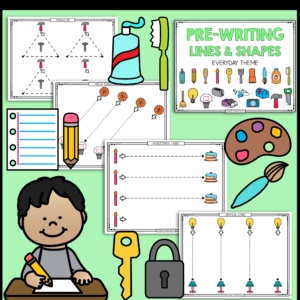 This Everyday Object Prewriting Packet is perfect to add to your collection of resources for early writing skills.