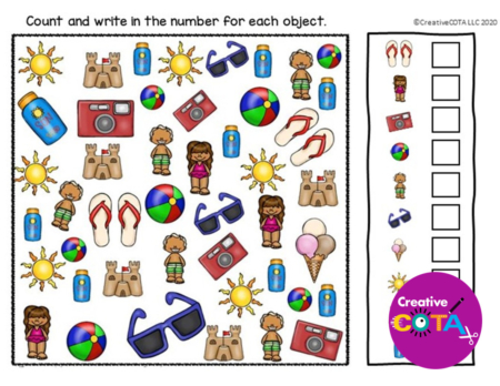 This is a June variety pack of worksheets and activities for your occupational therapy sessions and they will also work with all students.