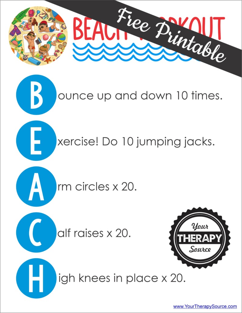Check out these awesome FREE printable Beach Worksheets! Practice motor skills and handwriting with this FREE PDF packet.