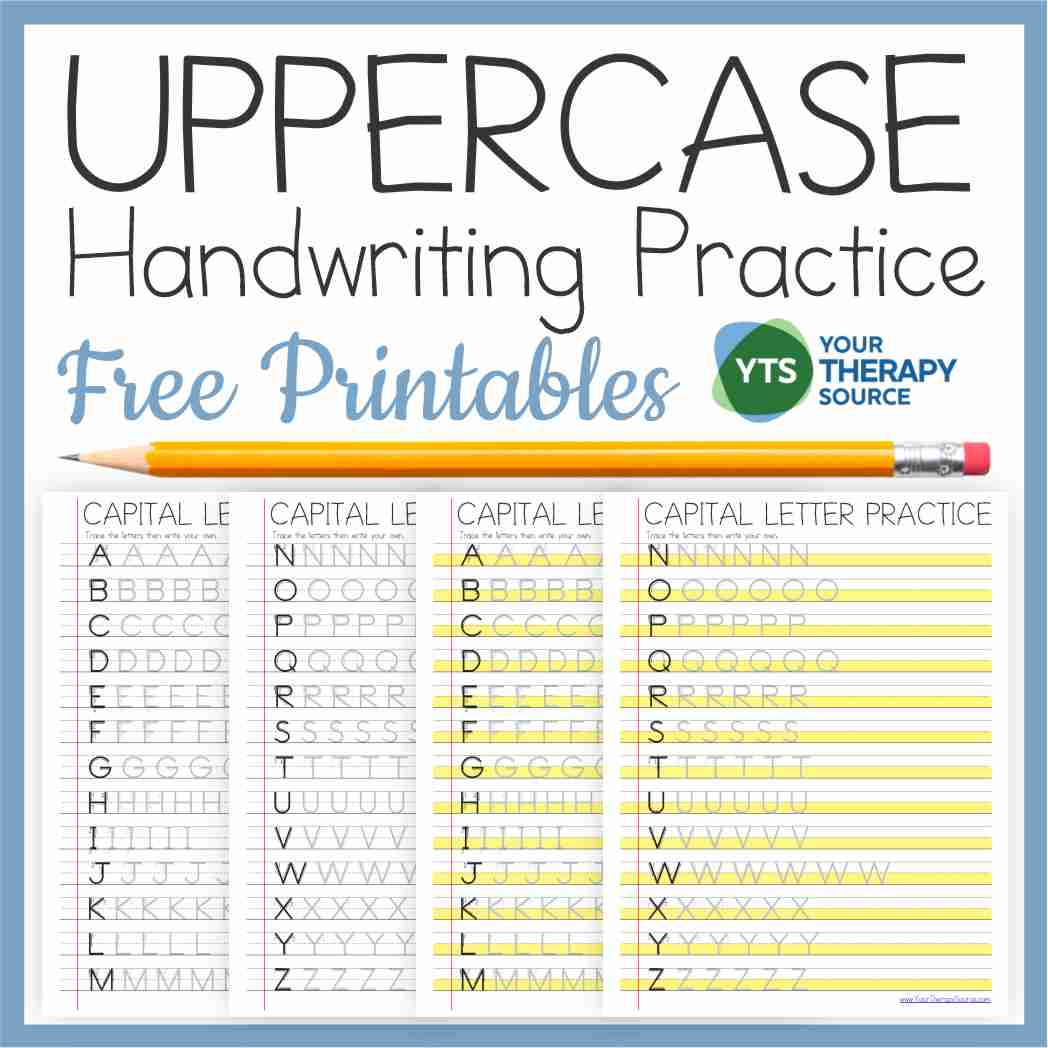 Capital letter tracing worksheets help children practice writing uppercase letters and recognizing capital letter forms.