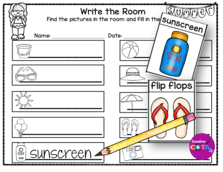 This is a Summer Theme Packet includes activities to practice math, literacy, writing, fine motor, gross motor and visual perceptual skills.