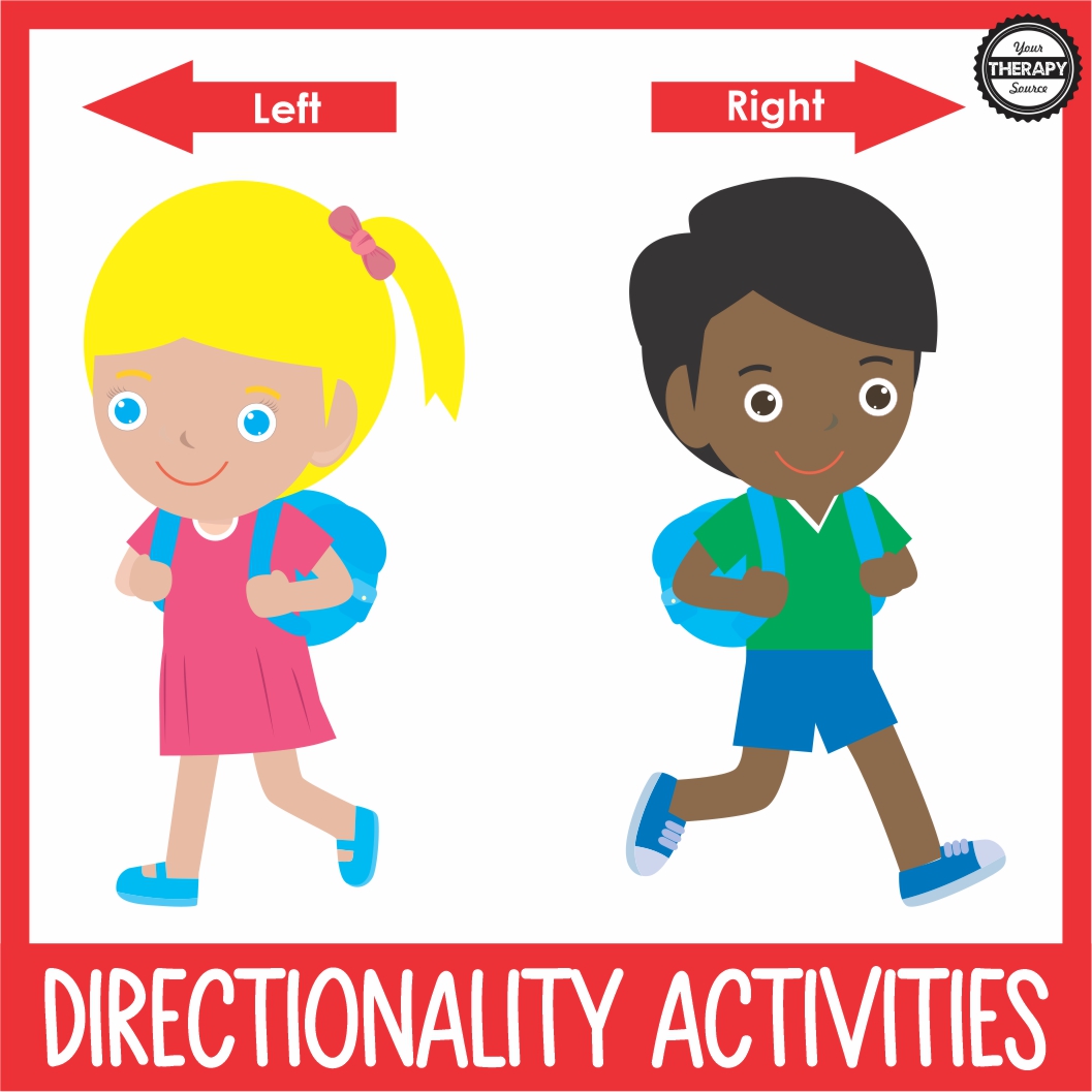 These directionality activities teach students directionality skills in a fun way. Students work on other important skills too!