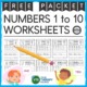 Number Tracing Worksheets PDF FREE from Your Therapy Source