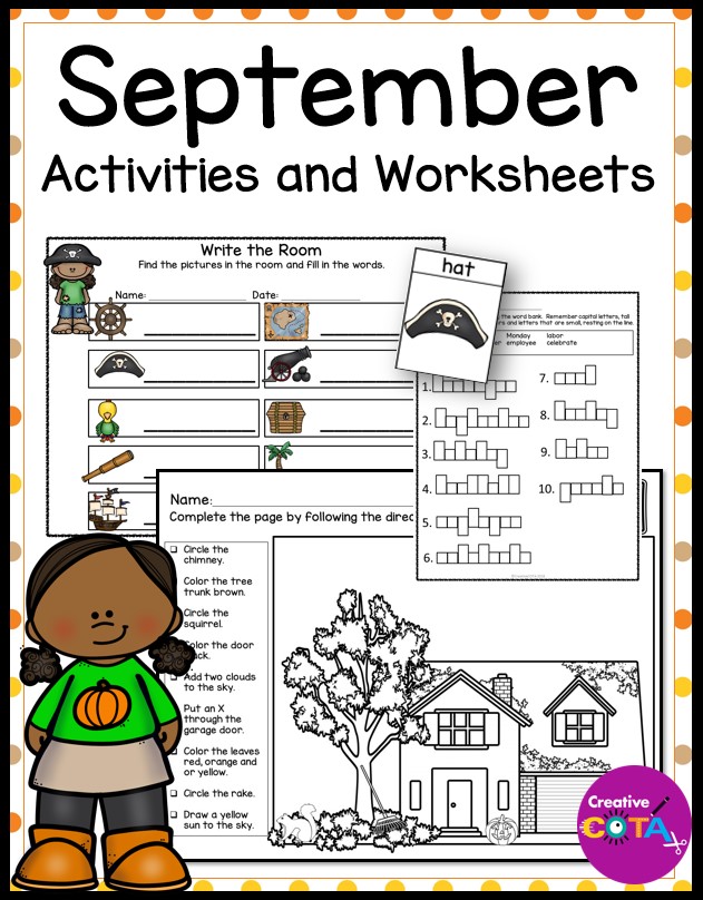 This is a September Occupational Therapy variety pack of activities for your occupational therapy sessions and they will also work with all students.