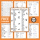 Halloween Word List Printable FREE from Your Therapy Source