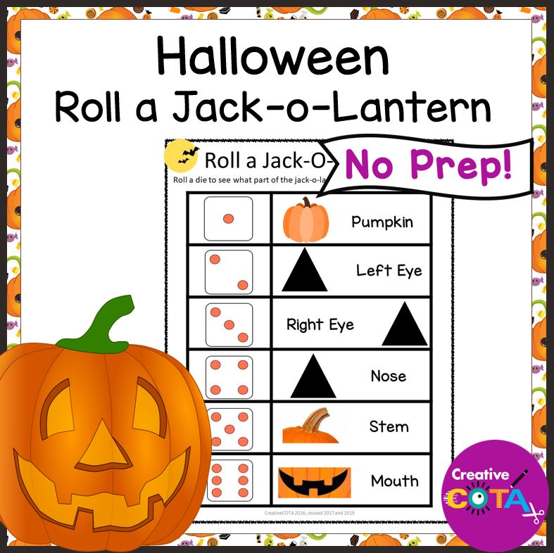 Roll a Jack o Lantern