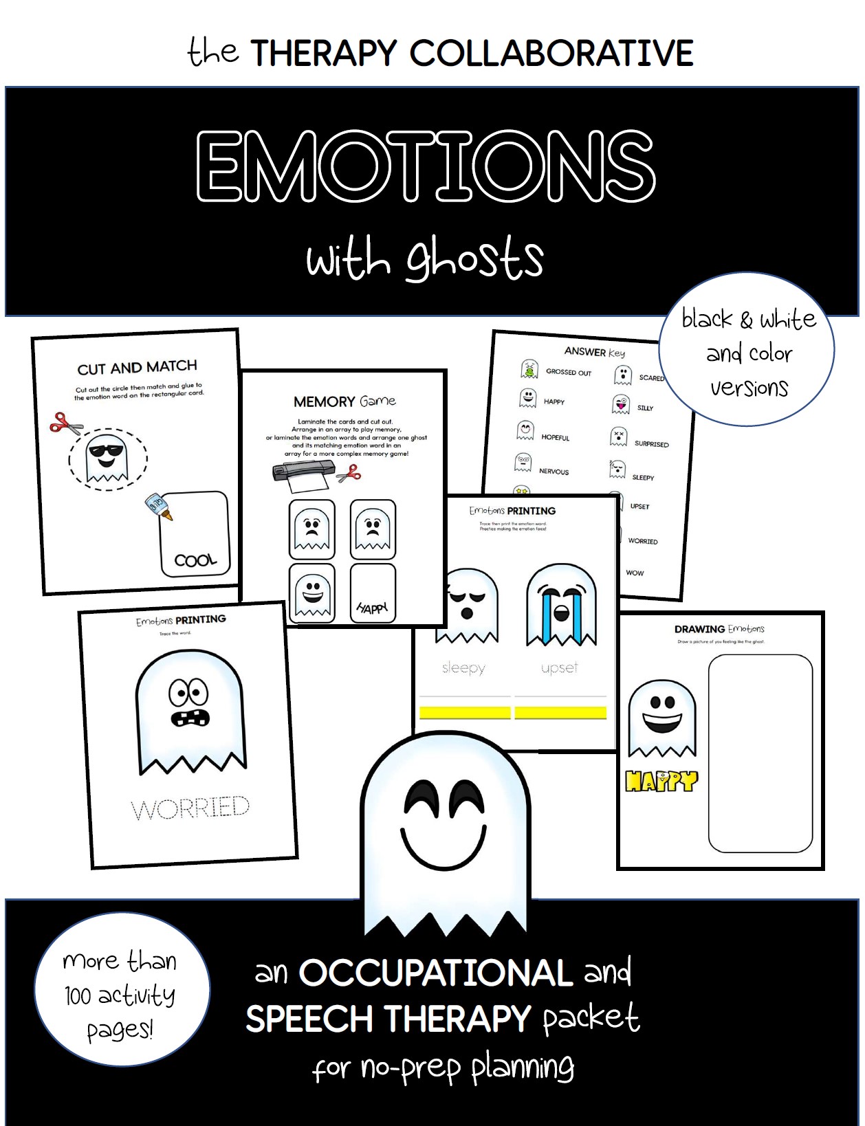 Check out the Ghost Occupational Therapy and Speech Therapy Packet! This ready-to-go resource is super fun for Halloween or anytime.