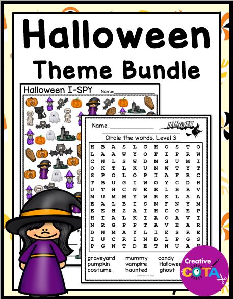 Keep your students engaged and working on academic skills with this Halloween Activities PDF. Created by a COTA your students will love this!