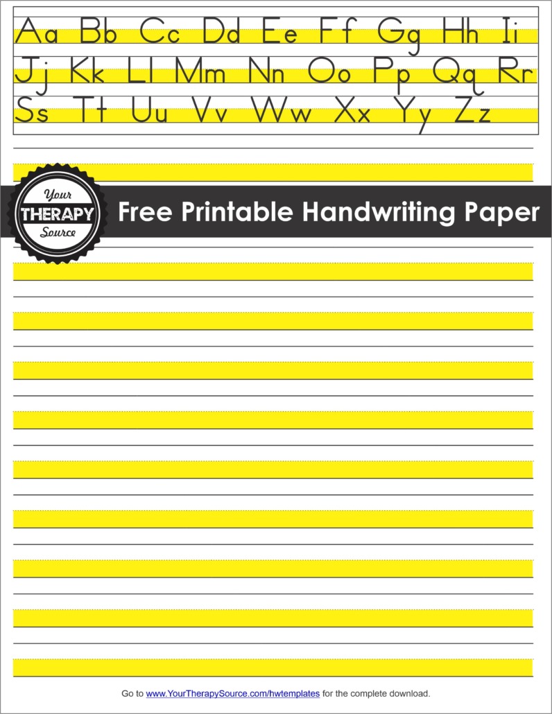 These printable handwriting paper templates are perfect for practicing letter formation skills.