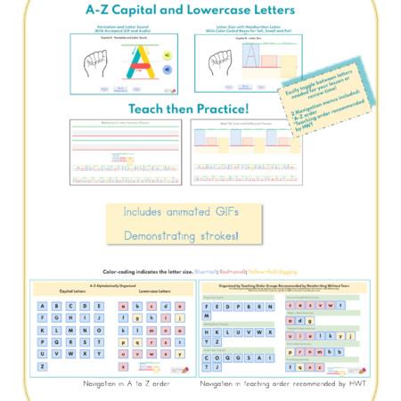 Check out this Letter Formation Handwriting kit! Created by an Occupational Therapist, this comprehensive set is super helpful.