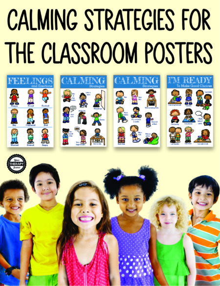 Calming Strategies Posters Help Get the Body Ready to Learn! Preschoolers, kindergarteners, and elementary students can benefit!