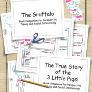 Book Companions for Perspective Taking and Emotions Vocabulary are for either 1:1 or group sessions with students in the mid- to upper-elementary grades.