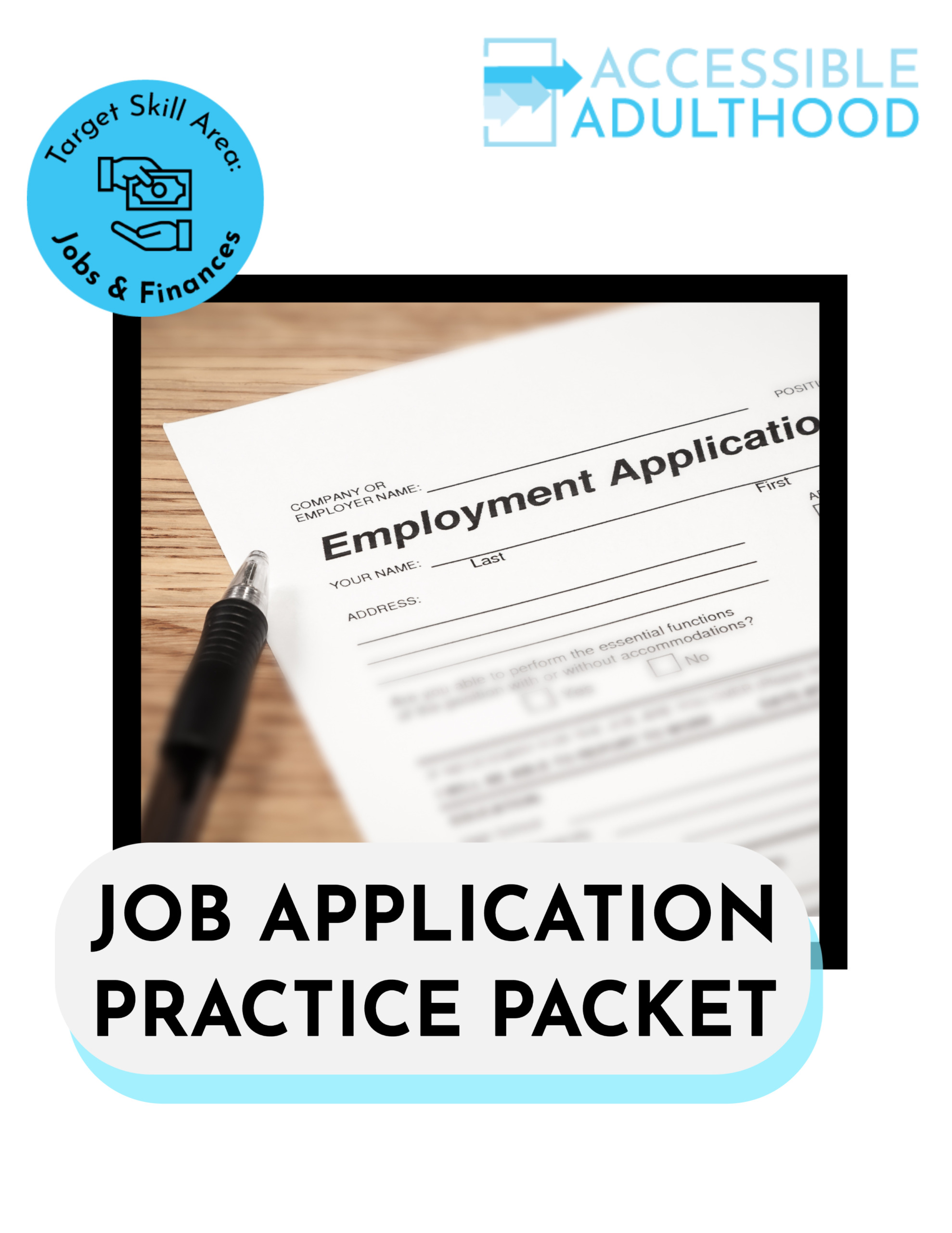 Job Application Practice Packet PDF