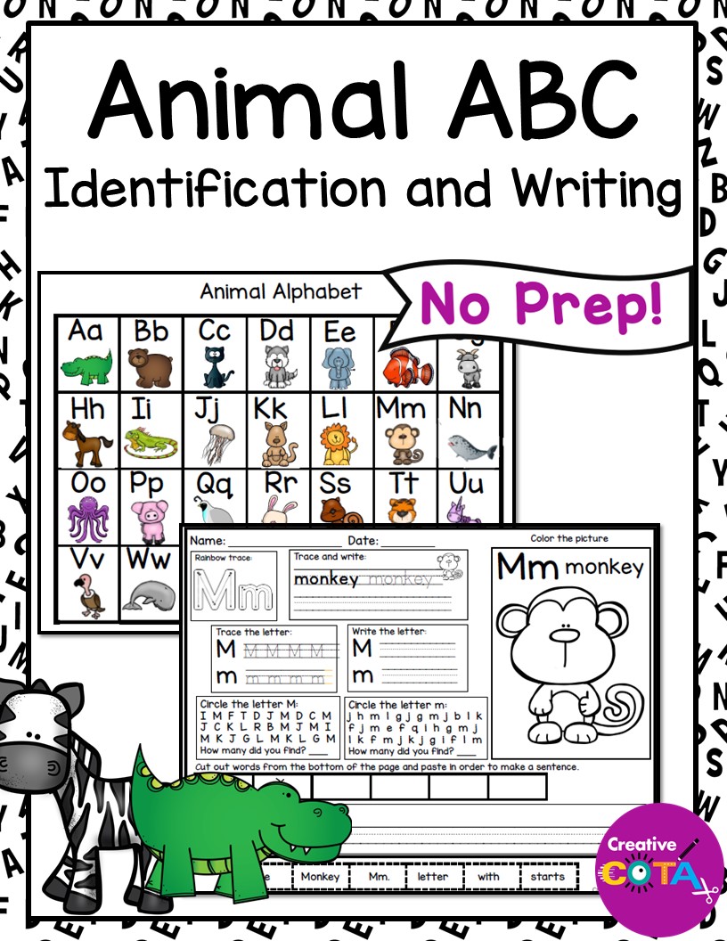 Animal ABC Worksheets