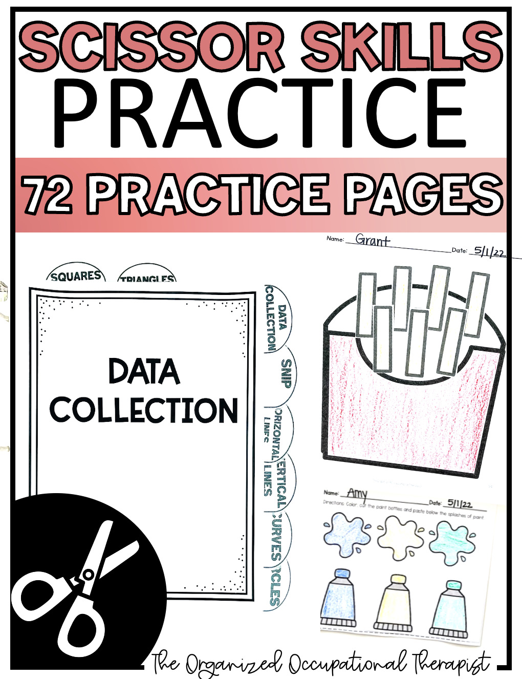 Scissor Skills Practice Worksheets