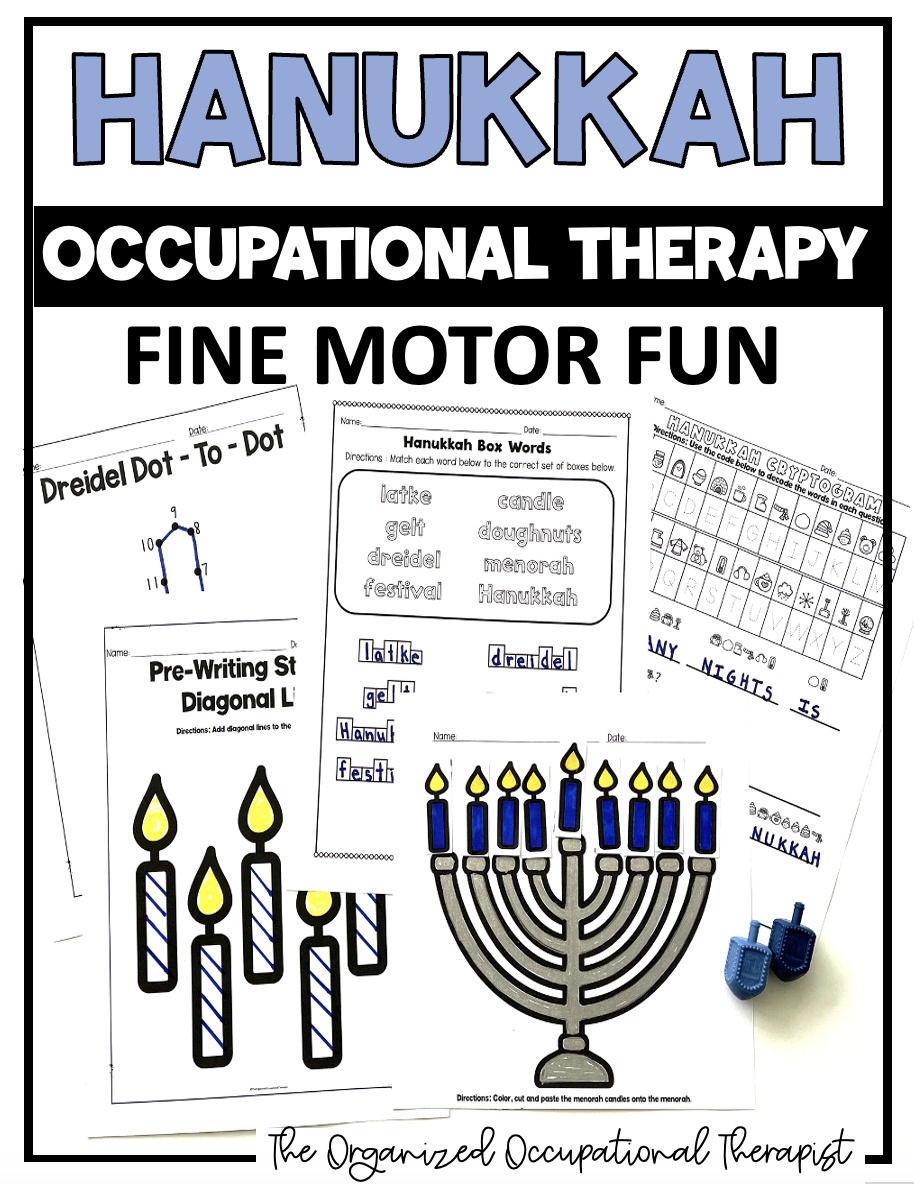 Hanukkah Fine Motor Packet