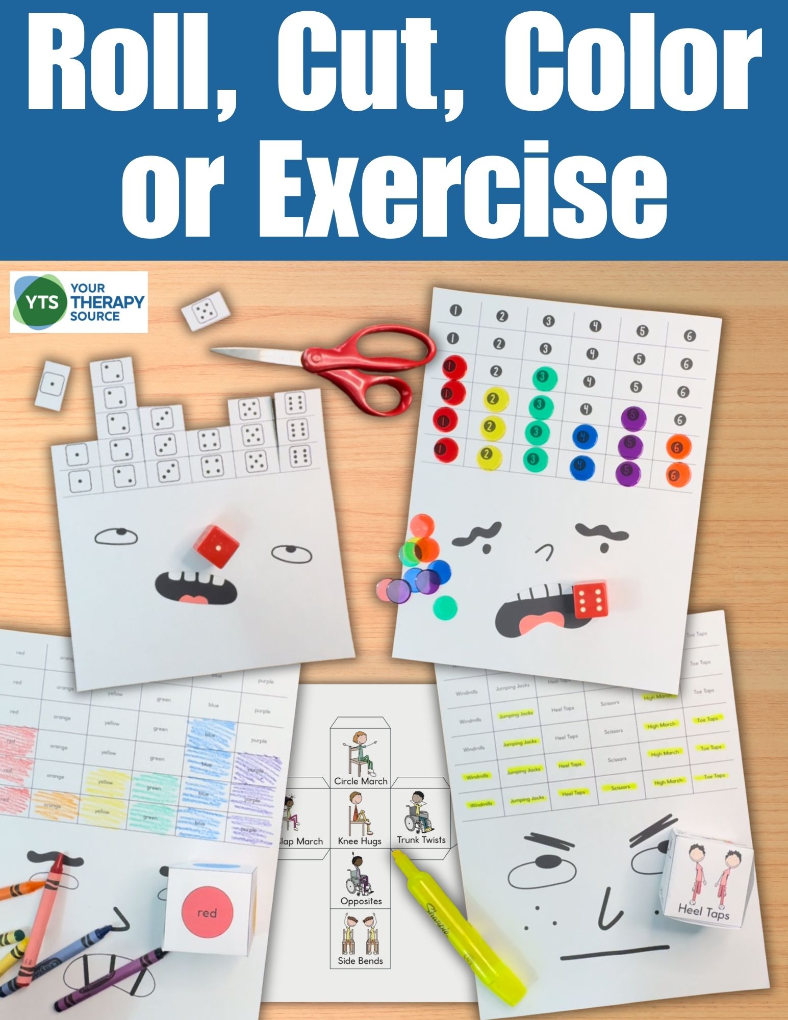 Roll Cut Color and Exercise