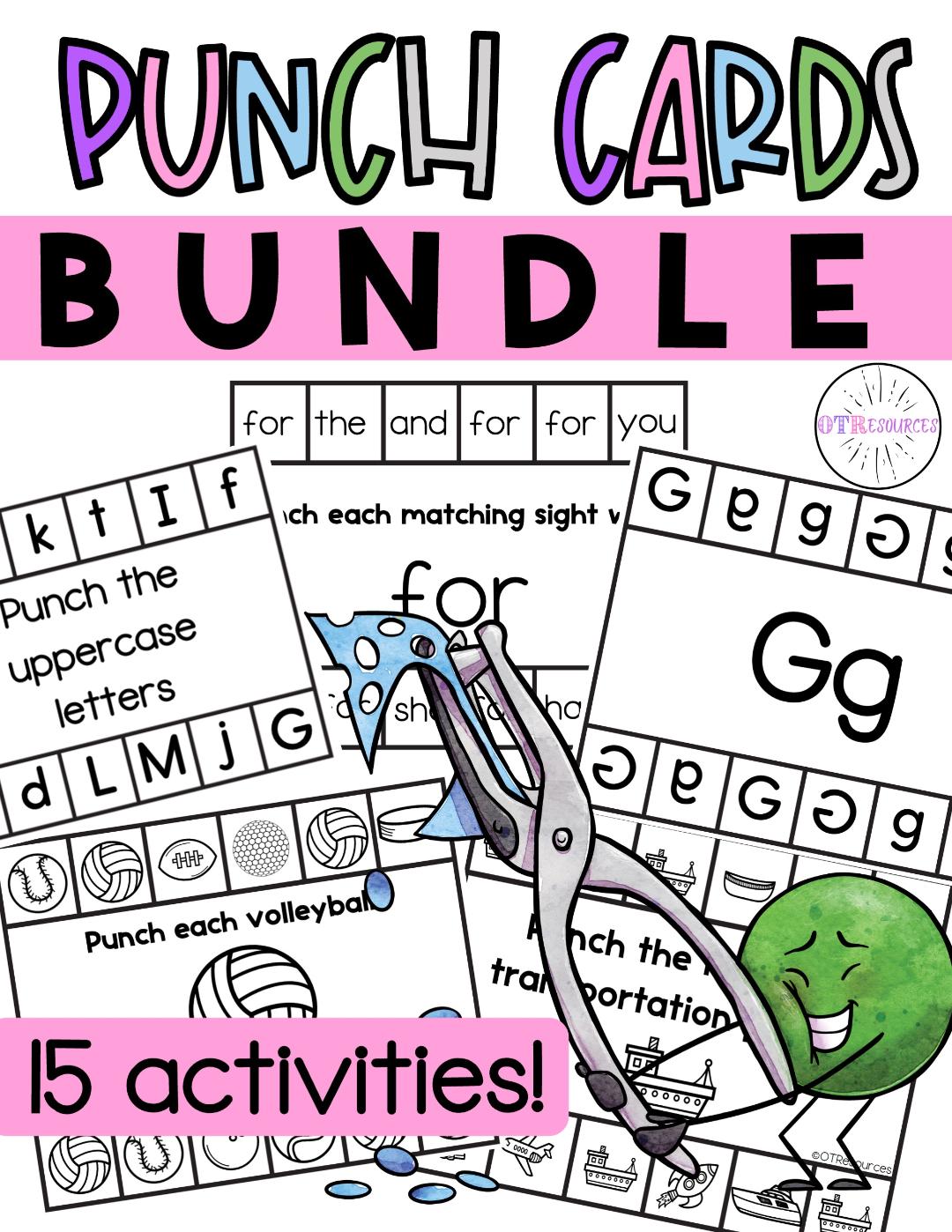 Hole Punch Card Bundle