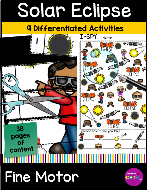 Solar Eclipse Worksheets