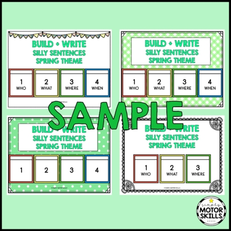 Silly Sentences Roll and Write - Four Seasons - Image 5