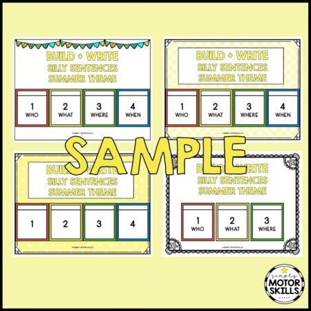 Silly Sentences Roll and Write - Four Seasons - Image 7