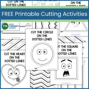 Free Printable Cutting Activities Packet - Your Therapy Source