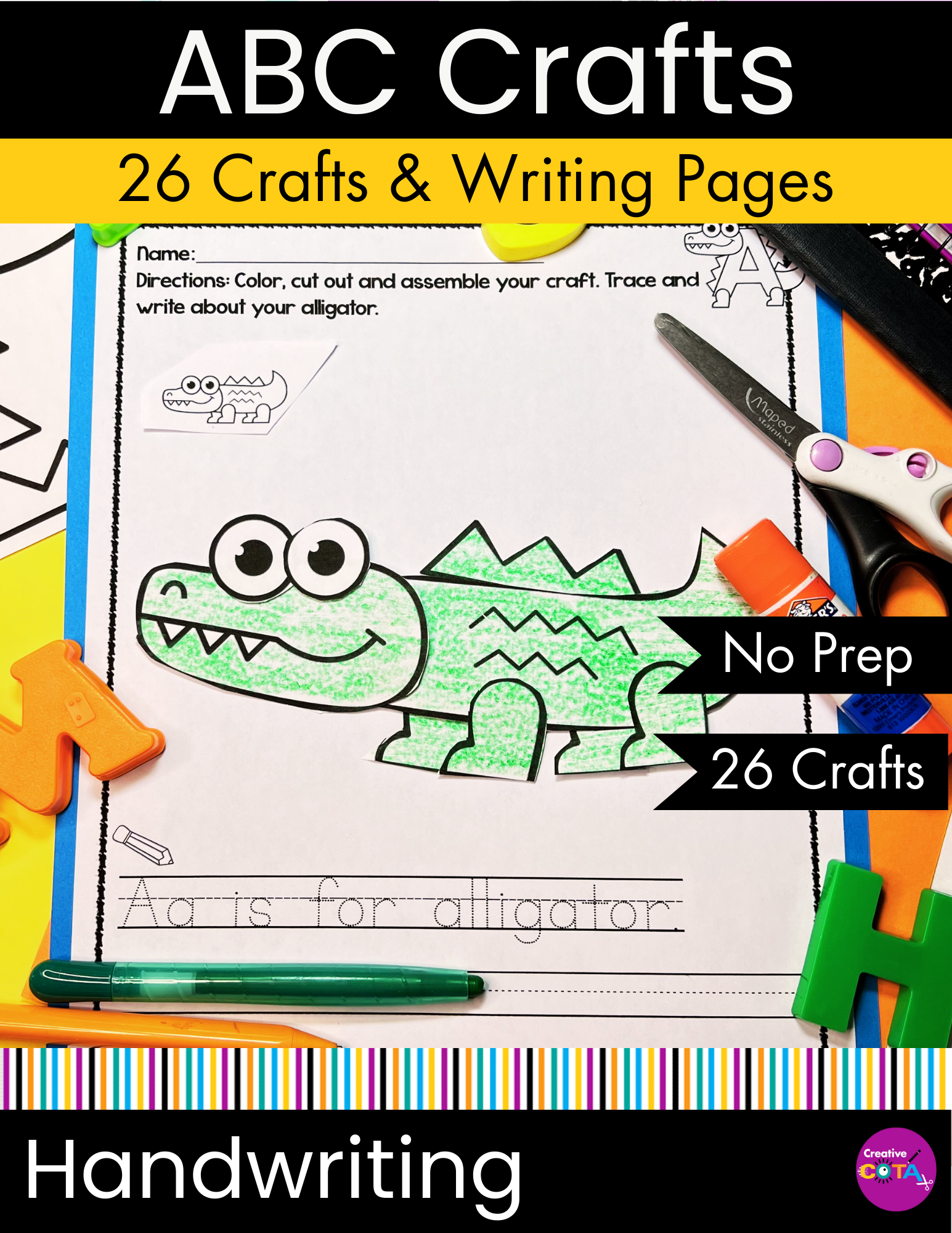 ABC Crafts and Writing