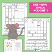 Visual Motor Spatial Forms Free Visual Spatial Worksheets - Your Therapy Source
