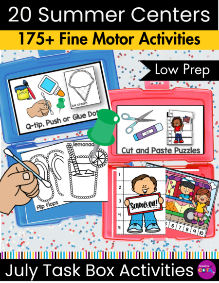 July Fine Motor Activities Packet