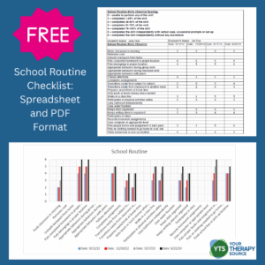 School Routine Checklist – Free Data Collection Tool - Your Therapy Source