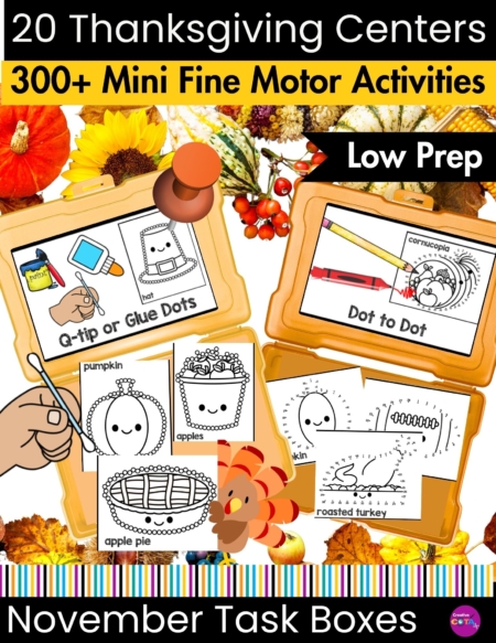 November Fine Motor Centers