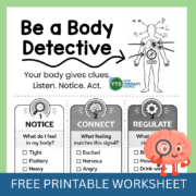 Be a Body Detective Interoception Worksheet - Free - Your Therapy Source