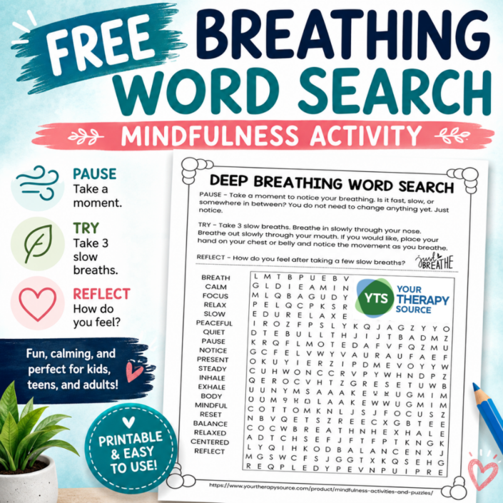 Ocean Breathing Free Printable - Your Therapy Source