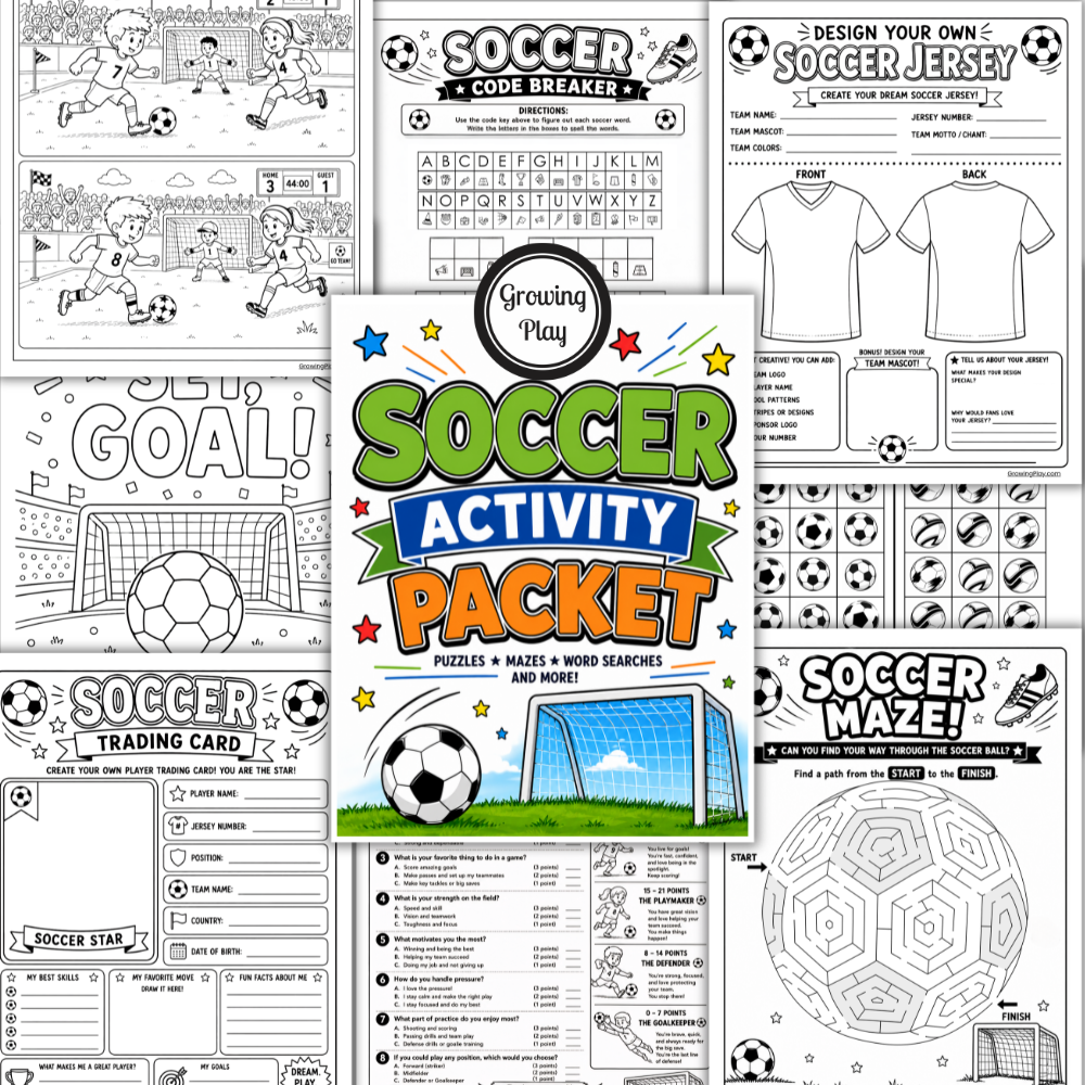 Soccer Activity Packet - Image 2