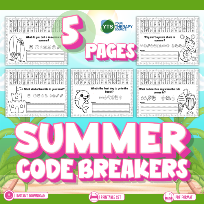 Summer Code Breakers Free PDF - Your Therapy Source