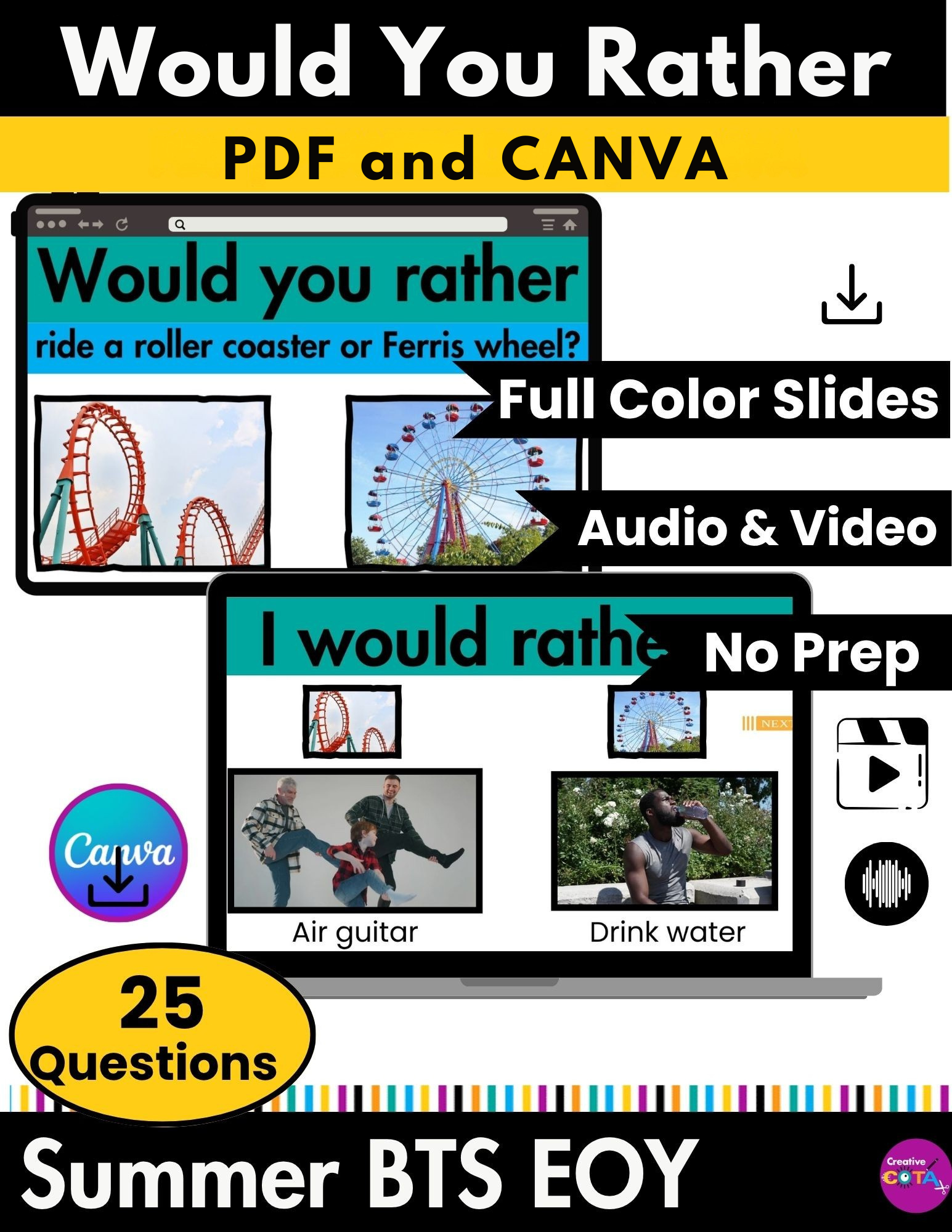 Summer Would You Rather Packet