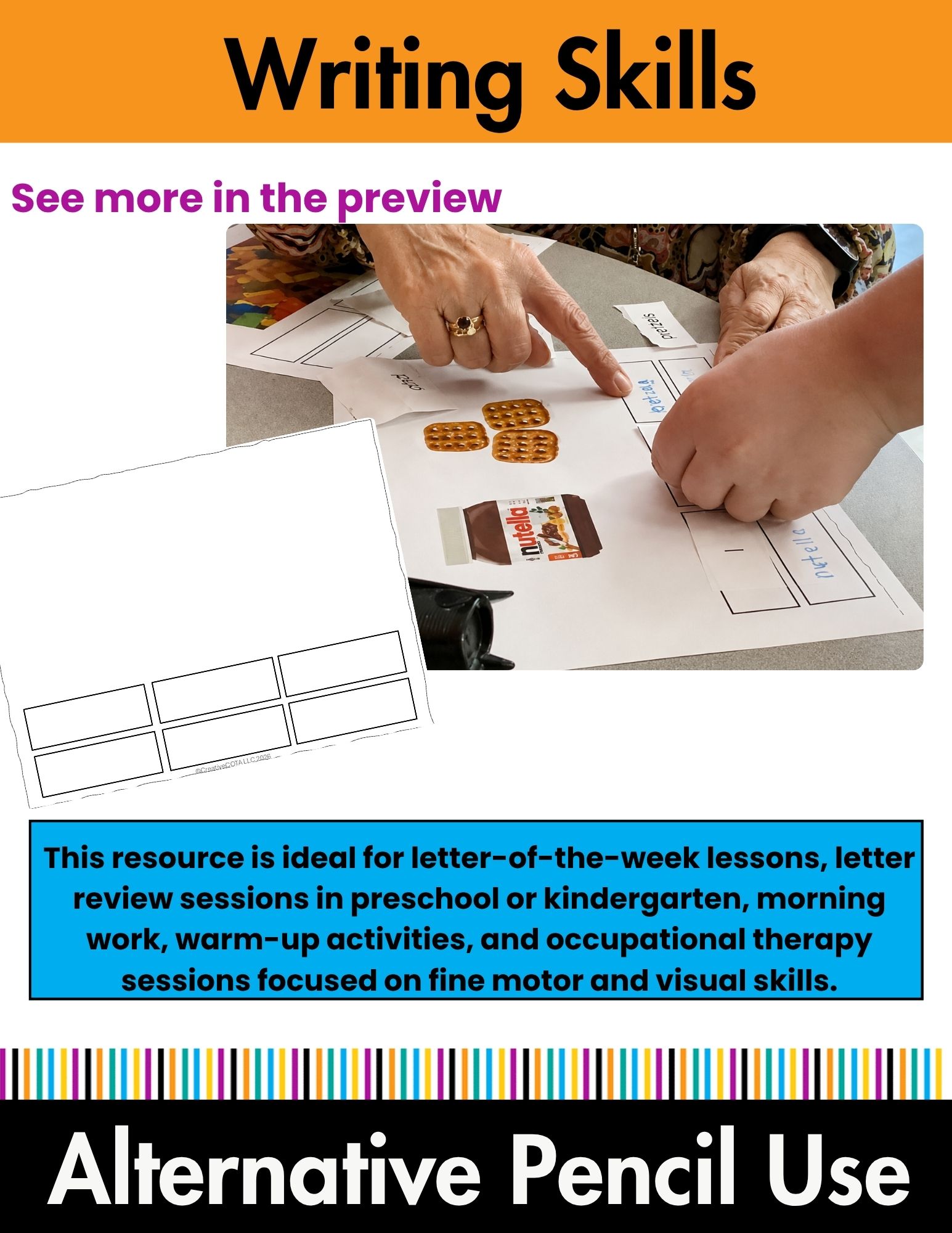 Alternative Pencil Writing Templates - Image 3