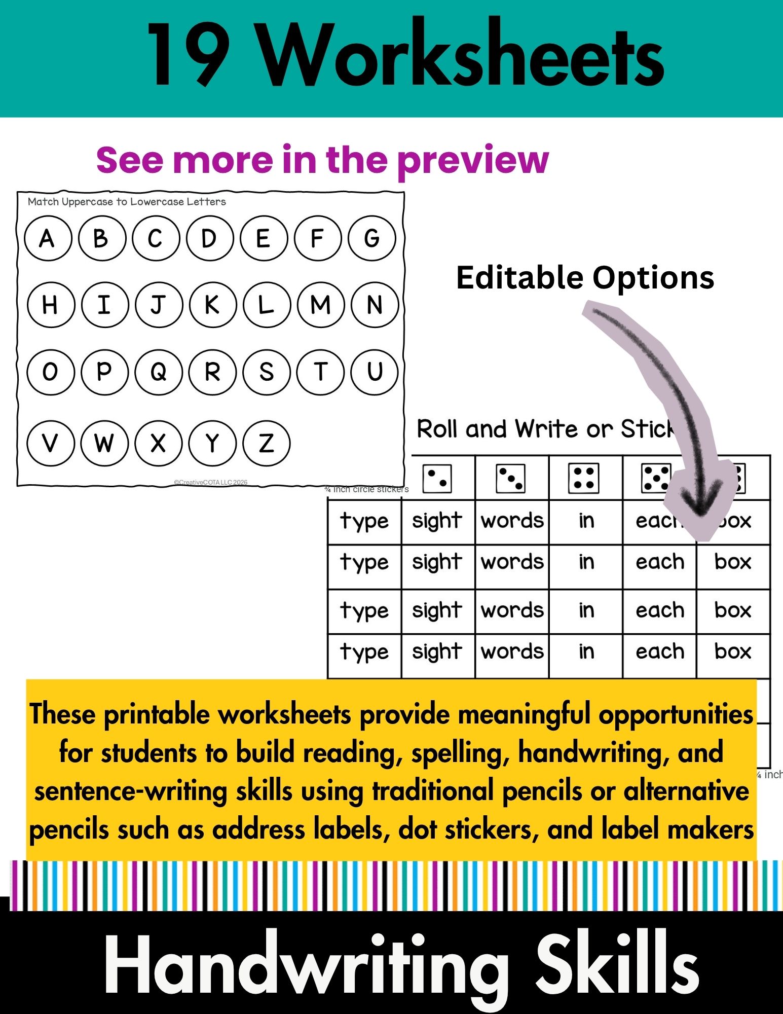Alternative Pencil Writing Templates - Image 4