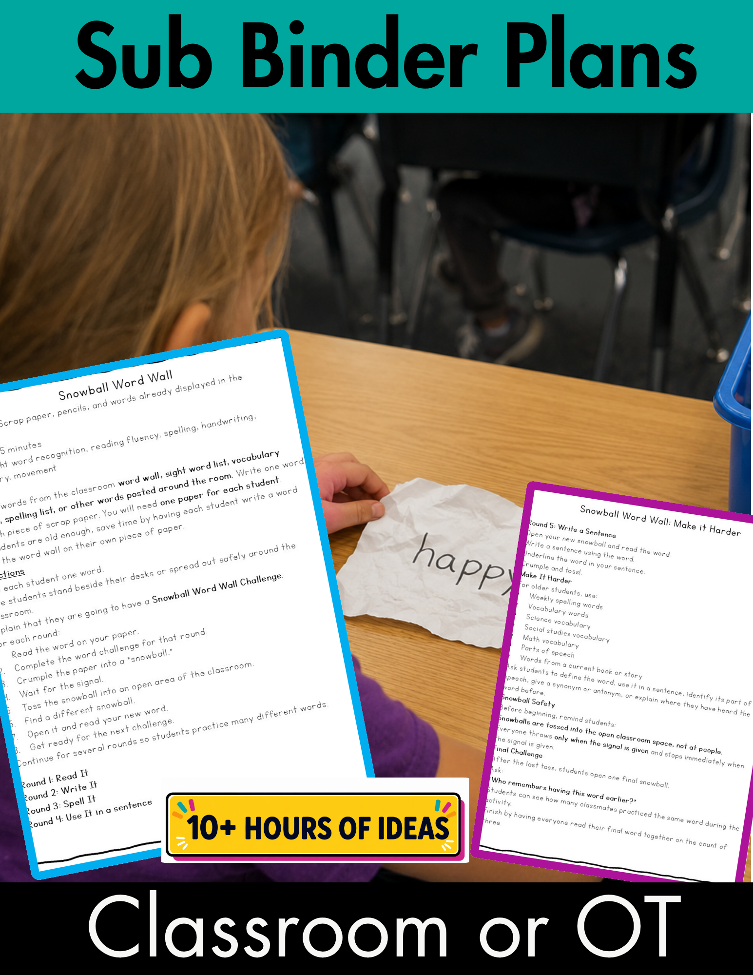 Emergency Sub Plans No Prep Activities for Elementary K-5 - Image 4